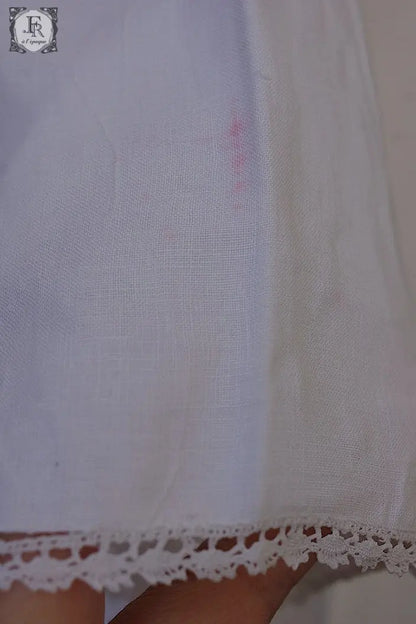 アンティーク司祭チュニック　antique aube Church Smock3 .FR a l'epoque