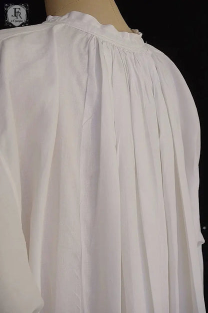 アンティーク司祭チュニック　antique aube Church Smock3 .FR a l'epoque