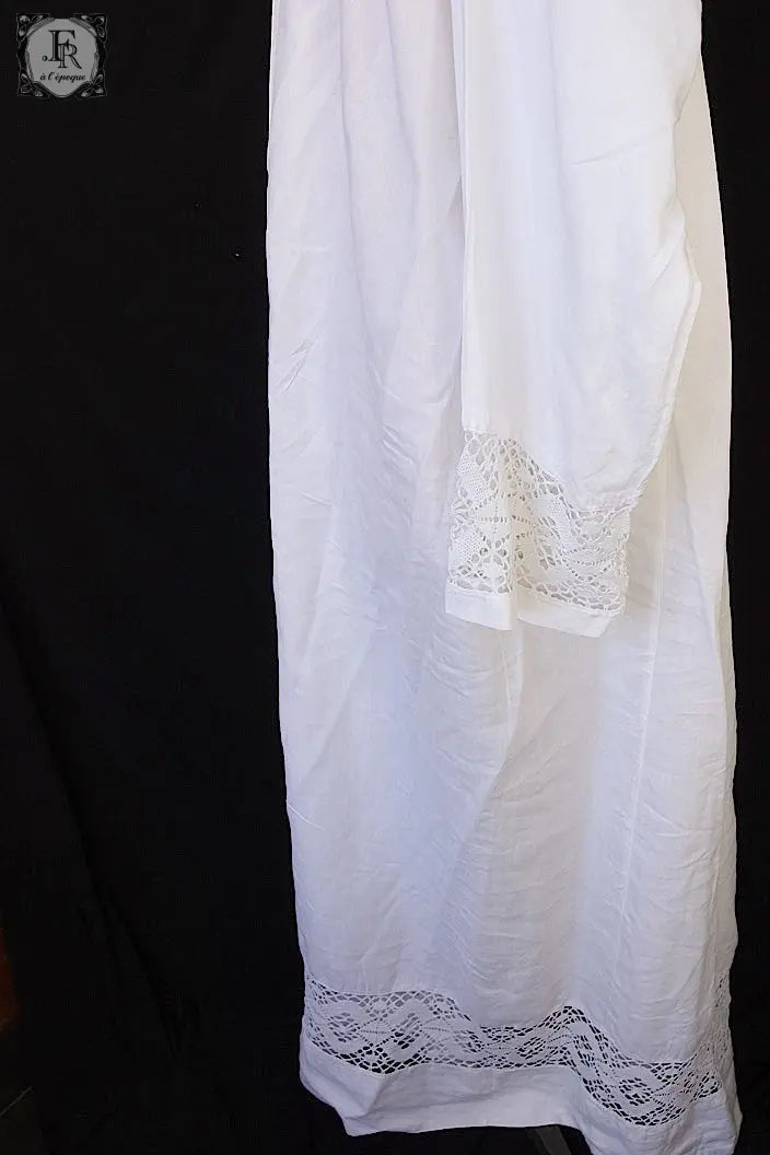 アンティーク司祭チュニック　antique aube Church Smock3 .FR a l'epoque