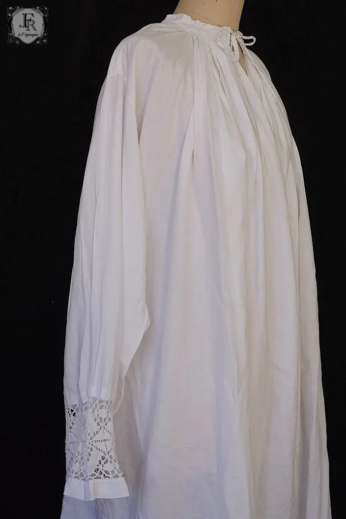 アンティーク司祭チュニック　antique aube Church Smock3 .FR a l'epoque
