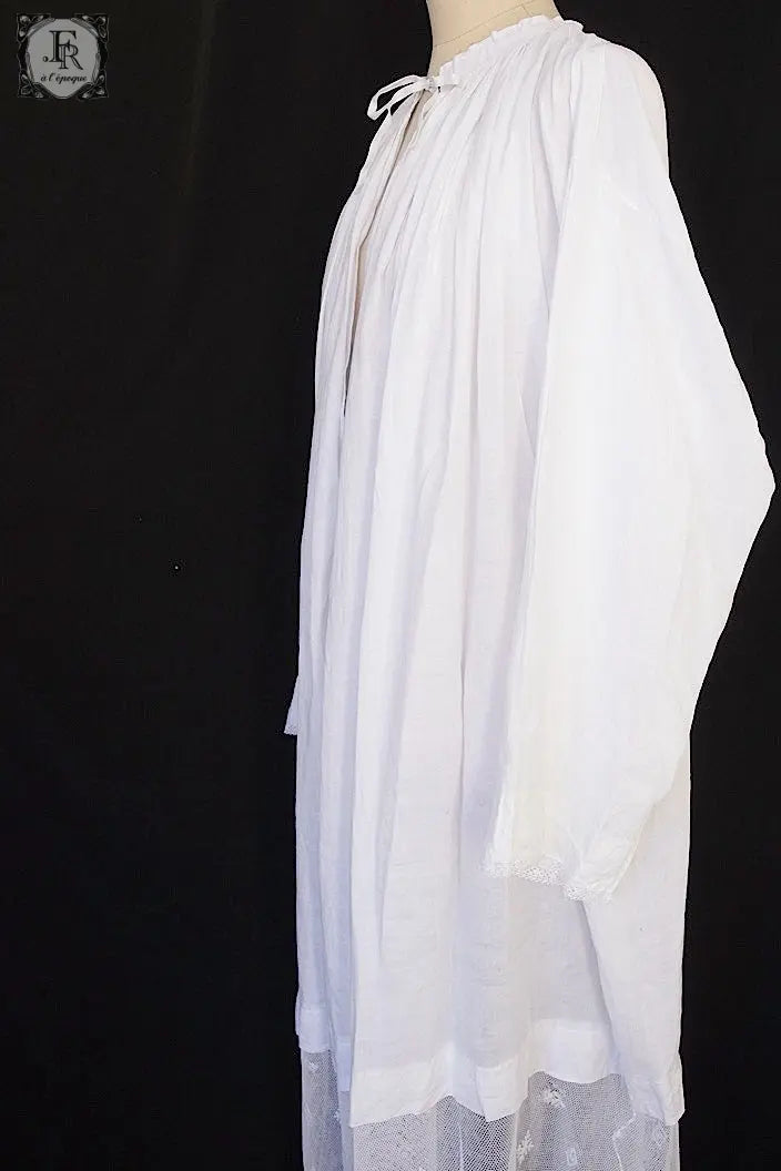 アンティーク司祭チュニック　antique aube Church Smock4 .FR a l'epoque