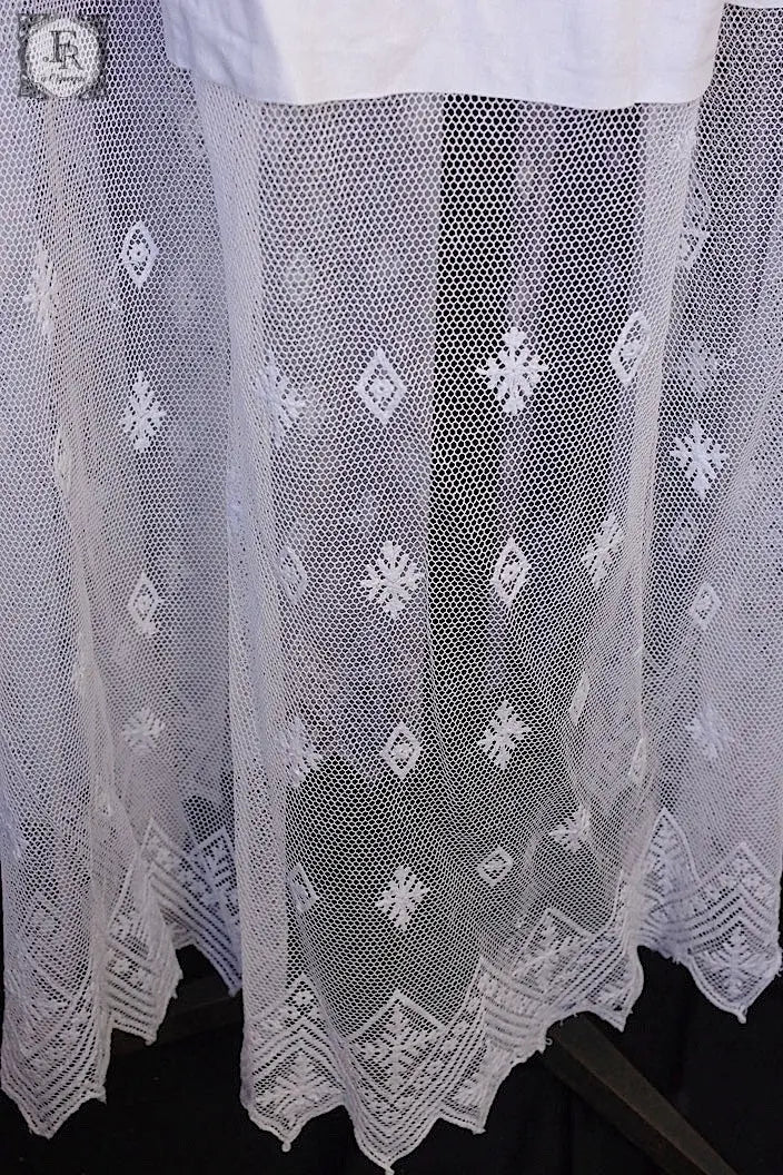 アンティーク司祭チュニック　antique aube Church Smock4 .FR a l'epoque