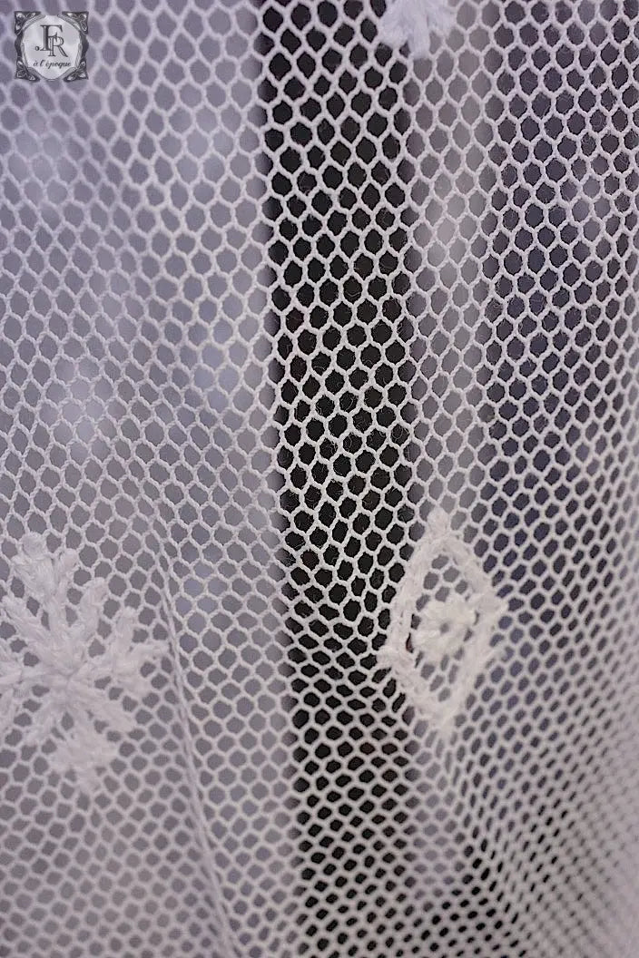 アンティーク司祭チュニック　antique aube Church Smock4 .FR a l'epoque