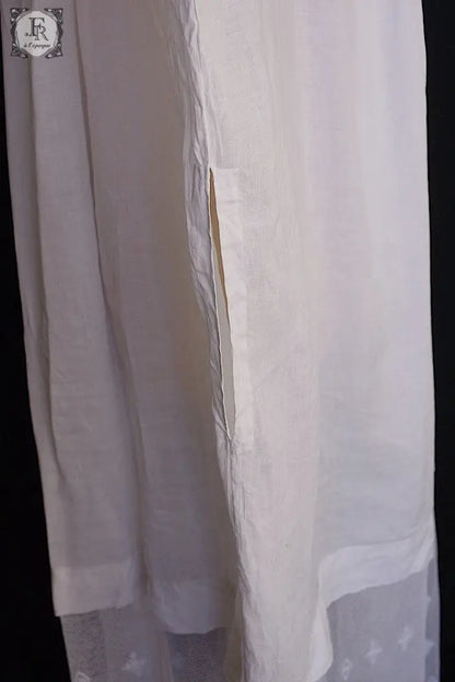 アンティーク司祭チュニック　antique aube Church Smock4 .FR a l'epoque