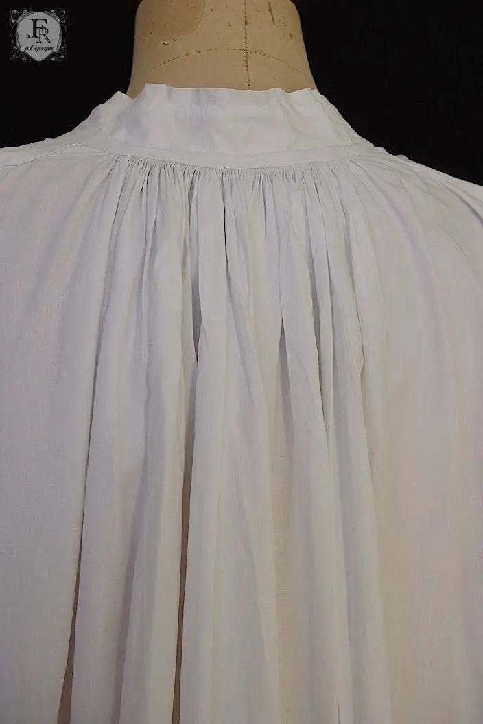 アンティーク司祭チュニック　antique aube Church Smock5 .FR a l'epoque