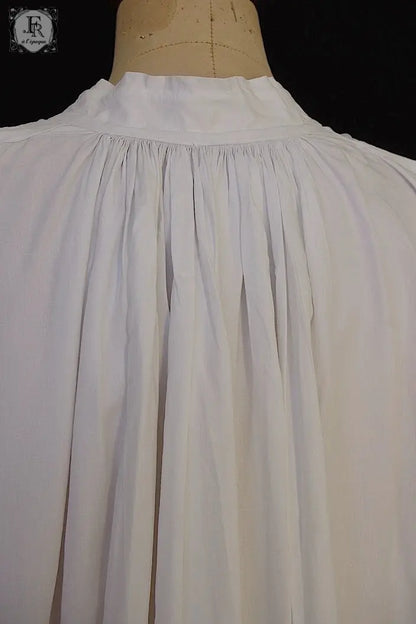 アンティーク司祭チュニック　antique aube Church Smock5 .FR a l'epoque