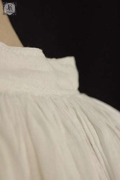 アンティーク司祭チュニック　antique aube Church Smock7 .FR a l'epoque