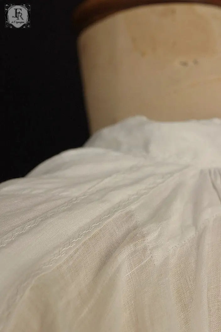 アンティーク司祭チュニック　antique aube Church Smock7 .FR a l'epoque