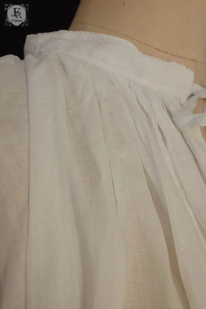 アンティーク司祭チュニック　antique aube Church Smock7 .FR a l'epoque