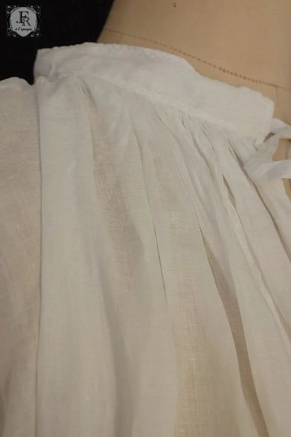 アンティーク司祭チュニック　antique aube Church Smock7 .FR a l'epoque