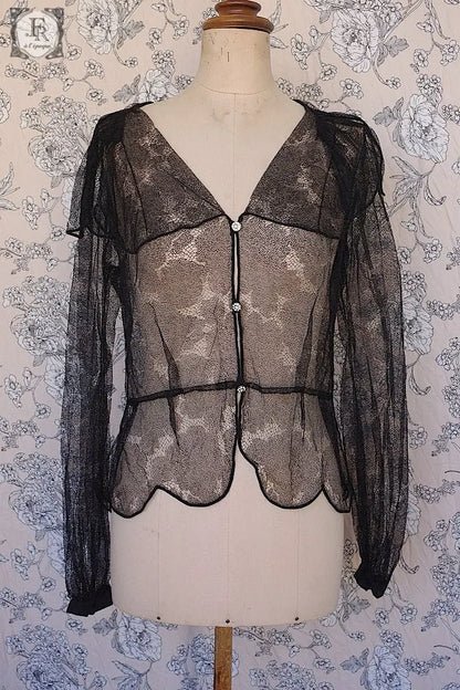 アンティークブラウス　antique blouse .FR a l'epoque