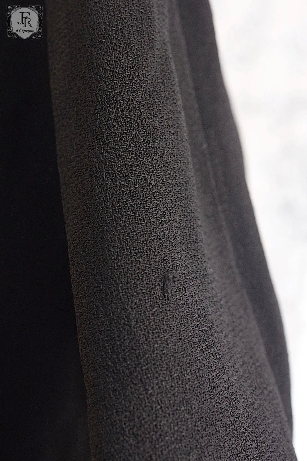 アンティークトップス　antique chemisier　くろ .FR a l'epoque