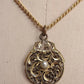 アンティークペンダント　antique collier　 時計盤 .FR a l'epoque