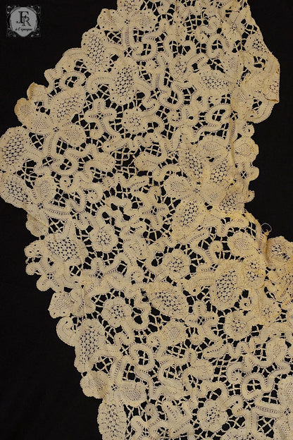 アンティークレース　antique dentelle 襟 .FR a l'epoque