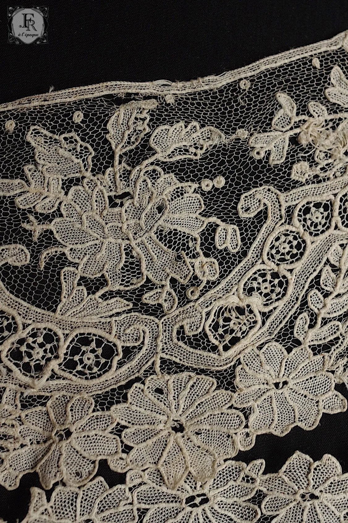 アンティークレース　antique dentelle ブリュクセル　襟型 .FR a l'epoque