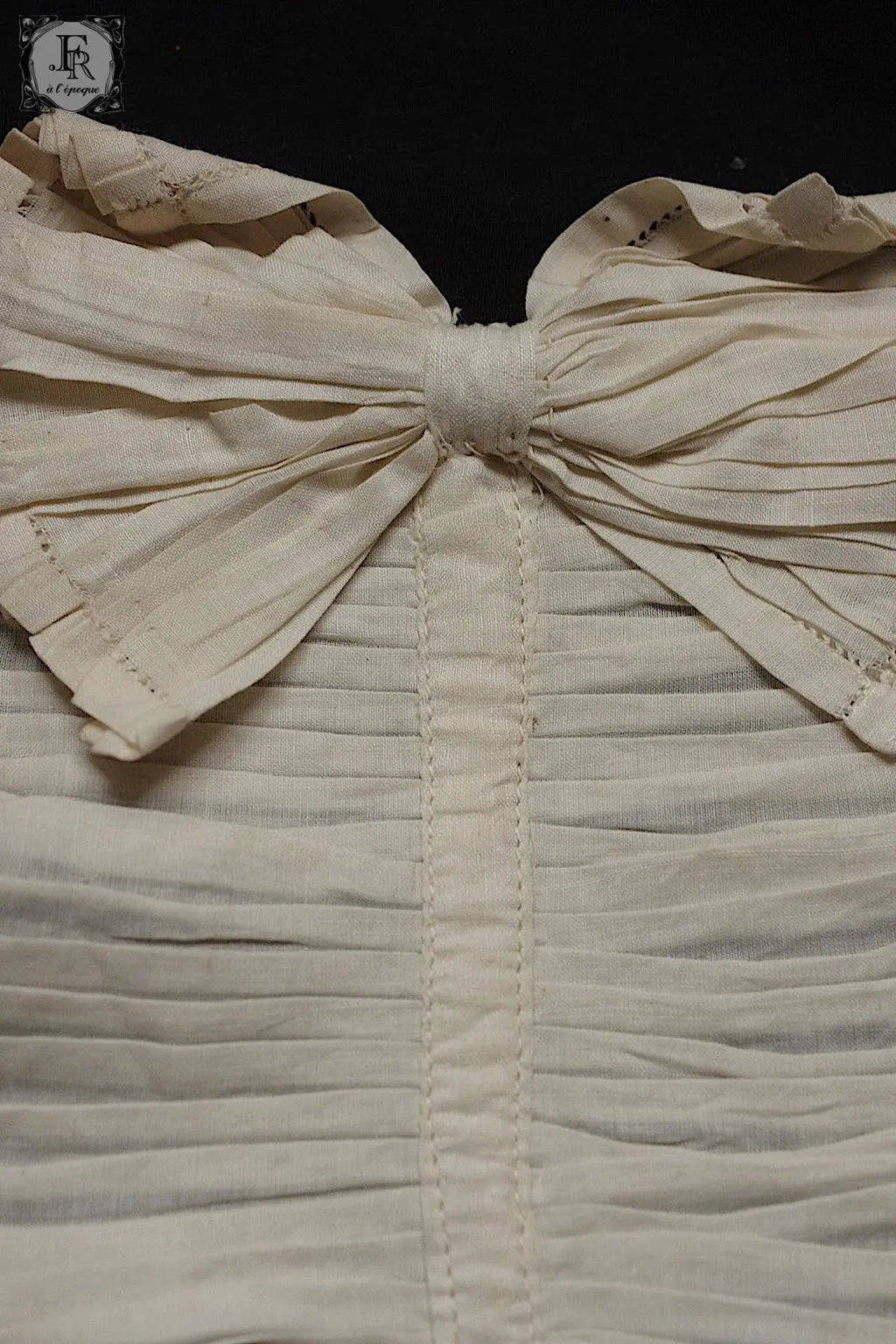 アンティークレース　antique dentelle プリーツ7本 .FR a l'epoque