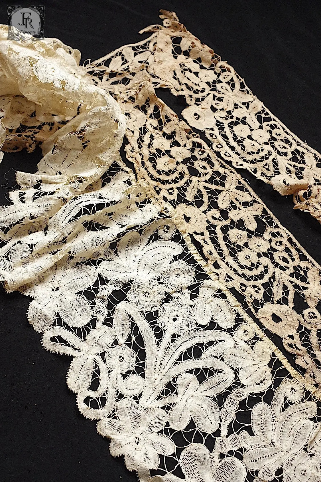 アンティークレース　antique dentelle ホニトン＋document(おまけ） .FR a l'epoque