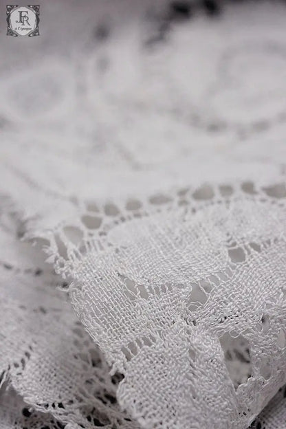 アンティークレース　antique dentelle　ボビンレース210cm＋43cm .FR a l'epoque