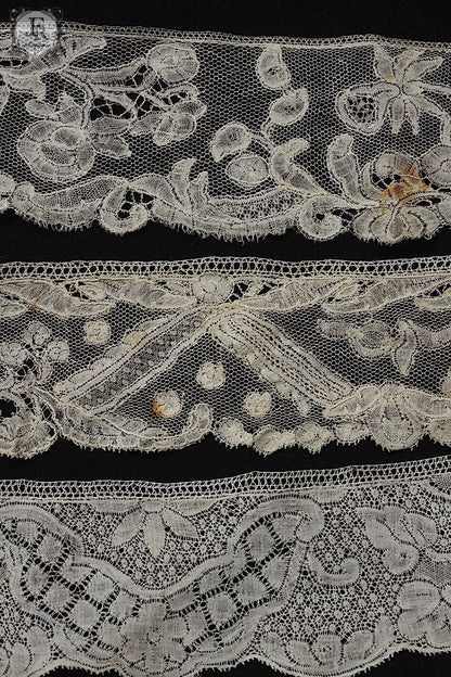 アンティークレース　antique dentelle　3本 .FR a l'epoque