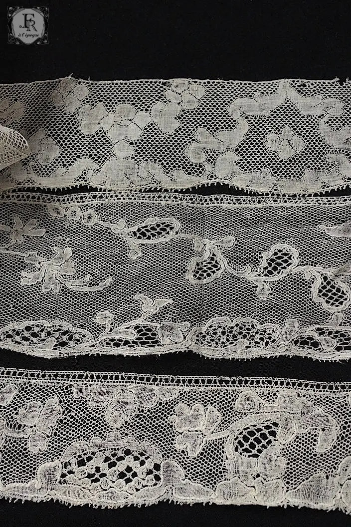 アンティークレース　antique dentelle　3本 .FR a l'epoque