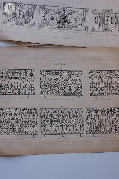 アンティーク紙  antique documents 図案セット .FR a l'epoque