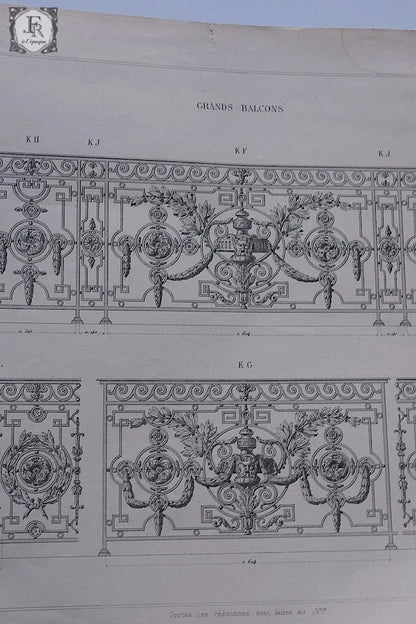 アンティーク紙  antique documents 図案セット .FR a l'epoque