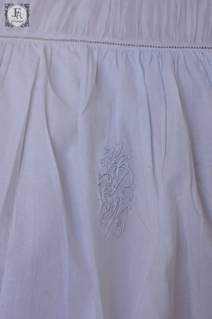 アンティークコットンワンピース　antique dress .FR a l'epoque