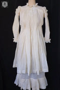 アンティークワンピース＋スカート　少女用　antique dress .FR a l'epoque