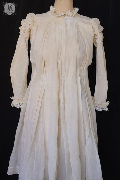 アンティークワンピース＋スカート　少女用　antique dress .FR a l'epoque