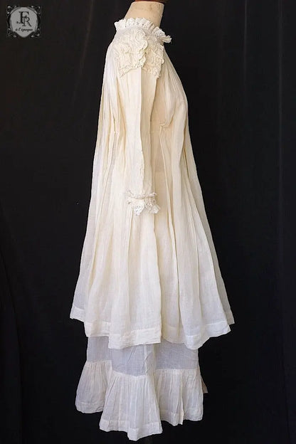 アンティークワンピース＋スカート　少女用　antique dress .FR a l'epoque