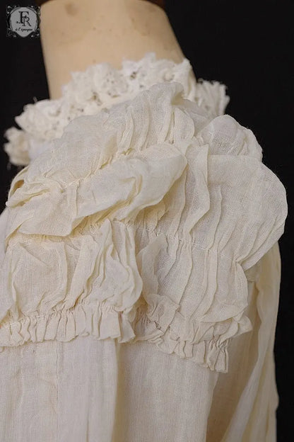 アンティークワンピース＋スカート　少女用　antique dress .FR a l'epoque