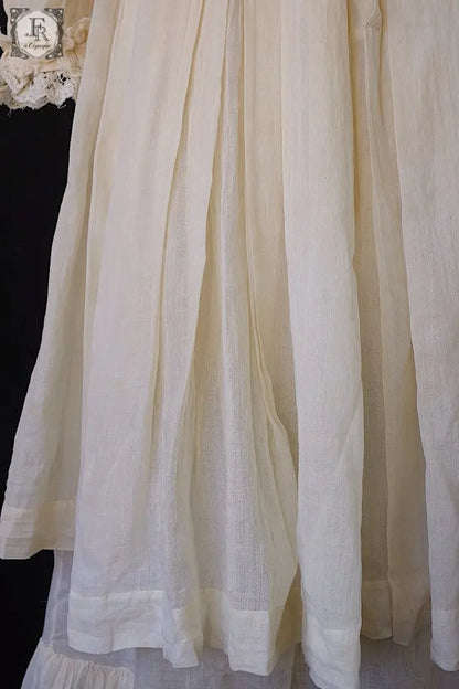 アンティークワンピース＋スカート　少女用　antique dress .FR a l'epoque