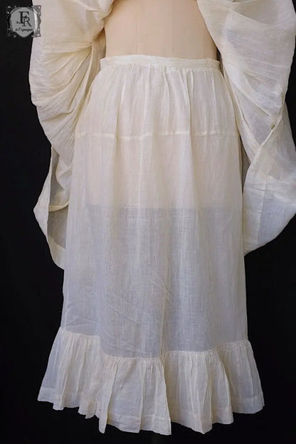 アンティークワンピース＋スカート　少女用　antique dress .FR a l'epoque