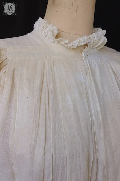 アンティークワンピース＋スカート　少女用　antique dress .FR a l'epoque