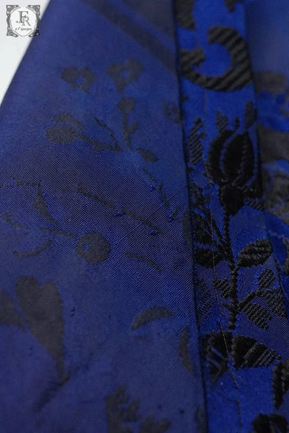 アンティークショール　antique fichu  ブルー .FR a l'epoque