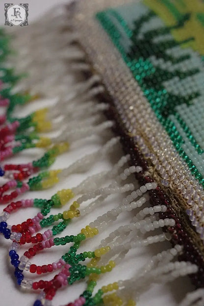 アンティークポシェット　antique sac ビーズ .FR a l'epoque