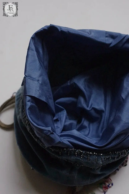 アンティークポシェット　antique sac ビーズ .FR a l'epoque
