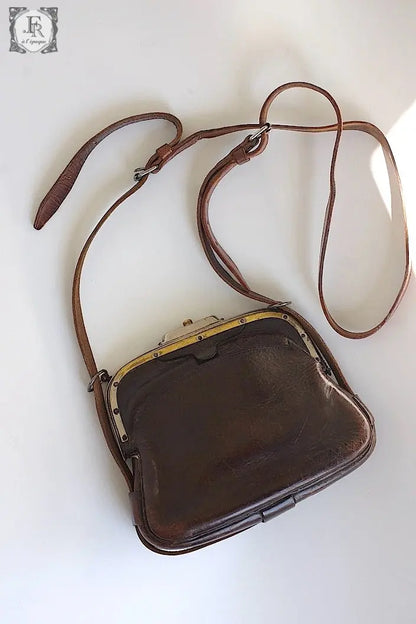 アンティークバッグ　antique sac がま口バッグ .FR a l'epoque