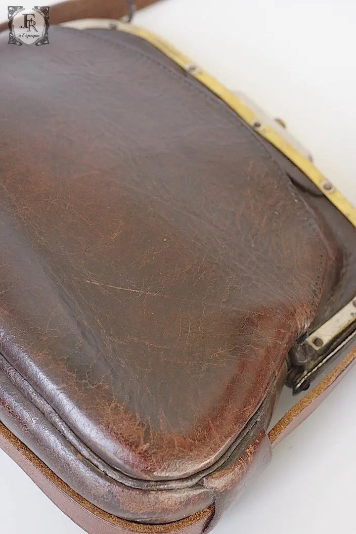 アンティークバッグ　antique sac がま口バッグ .FR a l'epoque
