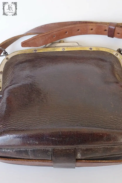 アンティークバッグ　antique sac がま口バッグ .FR a l'epoque