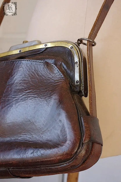 アンティークバッグ　antique sac がま口バッグ .FR a l'epoque