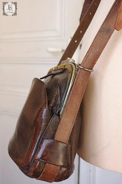 アンティークバッグ　antique sac がま口バッグ .FR a l'epoque