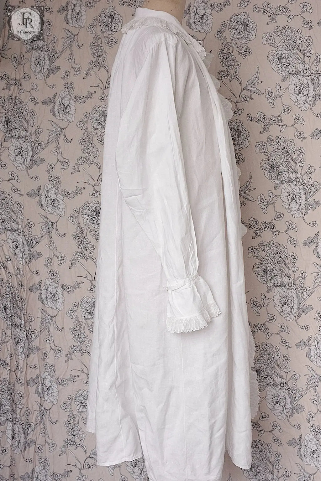 アンティーク羽織り　antique vêtement リネン .FR a l'epoque