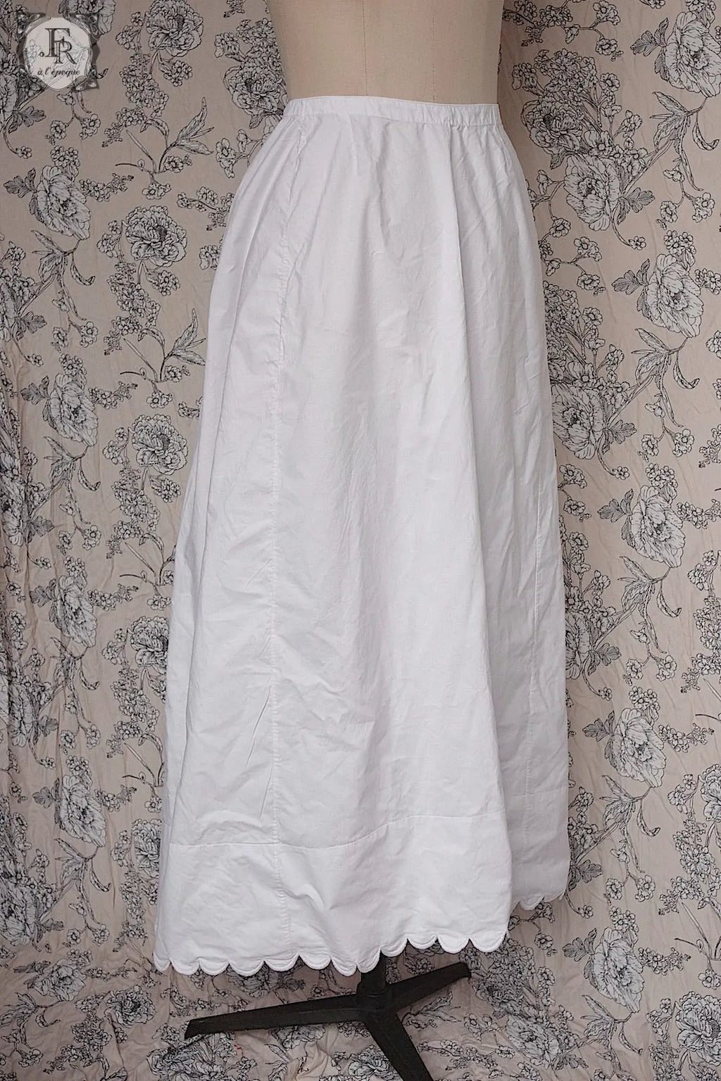 アンティークスカート　antique vêtement 　プレーン .FR a l'epoque