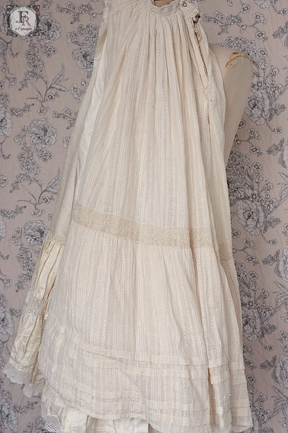 アンティークスカート　antique vêtement 　素材用スカート2つ .FR a l'epoque