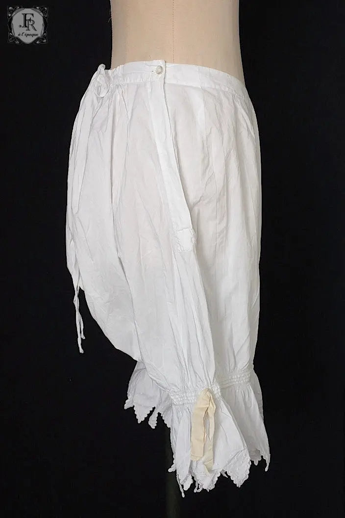 アンティークドロワーズパンツ　antique vêtement 　culotte .FR a l'epoque