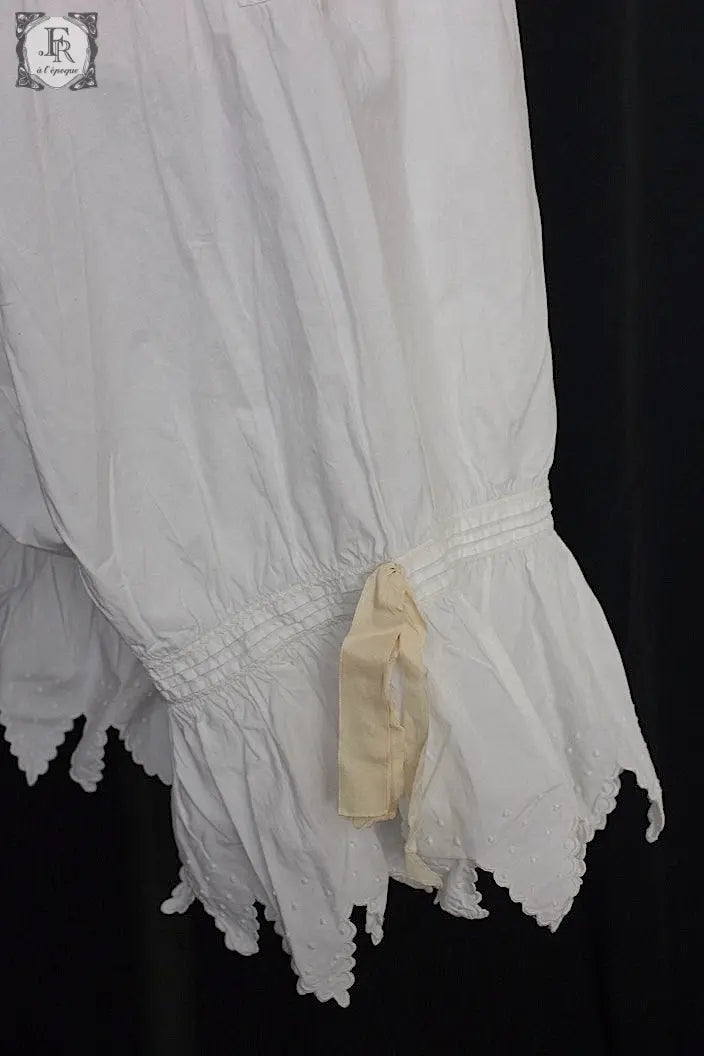 アンティークドロワーズパンツ　antique vêtement 　culotte .FR a l'epoque