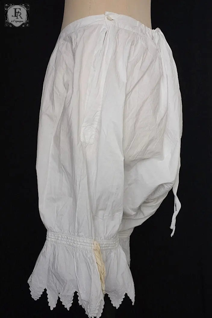 アンティークドロワーズパンツ　antique vêtement 　culotte .FR a l'epoque