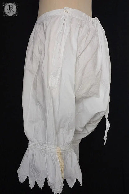 アンティークドロワーズパンツ　antique vêtement 　culotte .FR a l'epoque