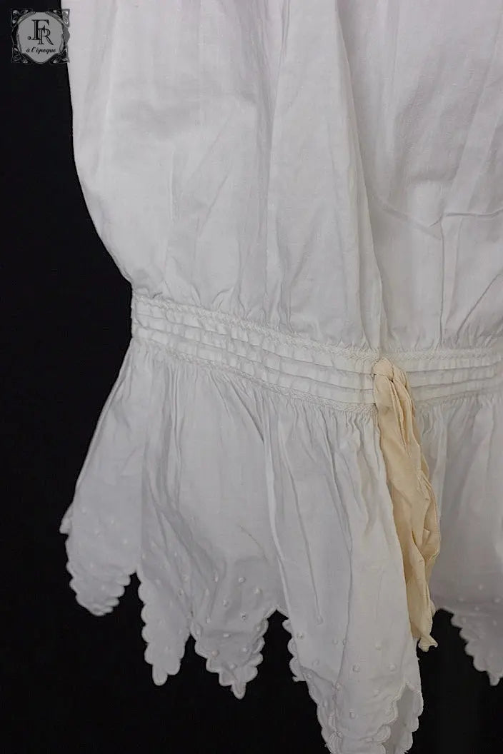 アンティークドロワーズパンツ　antique vêtement 　culotte .FR a l'epoque